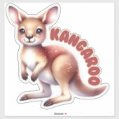 KANGAROO (JOEY) - KINDERKAMER STICKER (Vel)