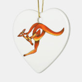 Kangaroo Keramisch Ornament (Links)