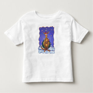 Kangaroo kerstSterrennacht Kinder Shirts