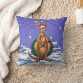 Kangaroo kerstSterrennacht Kussen (Deken)