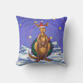 Kangaroo kerstSterrennacht Kussen (Voorkant)