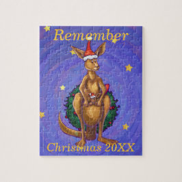 Kangaroo kerstSterrennacht Legpuzzel