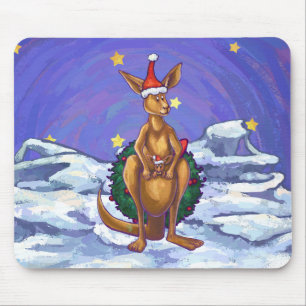 Kangaroo kerstSterrennacht Muismat