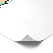 kangaroo knuffelend australië poster (Hoek)