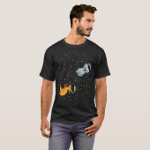 Kangaroo Koala Australië Astronaut Space T-shirt (Voorkant volledig)