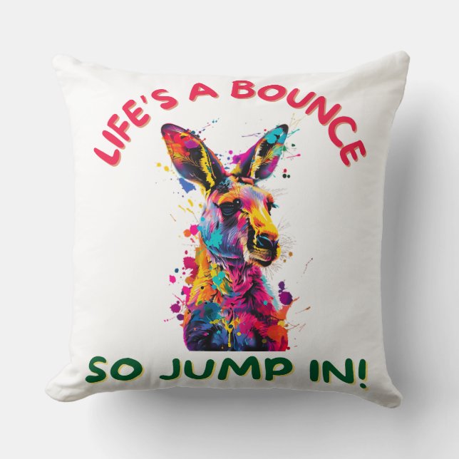 Kangaroo Kussen (Voorkant)