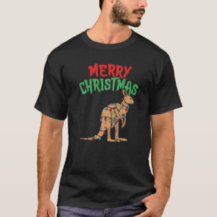 Kangaroo Lights Australia Merry Kerstpj Match T-shirt