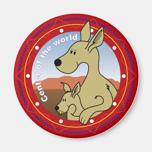 Kangaroo Magneet (Voorkant)