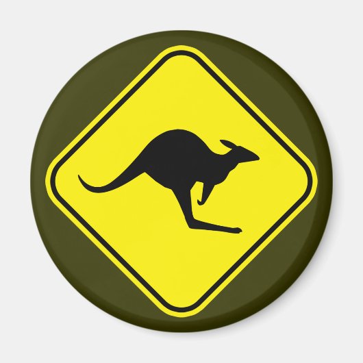 Kangaroo Magneet (Voorkant)