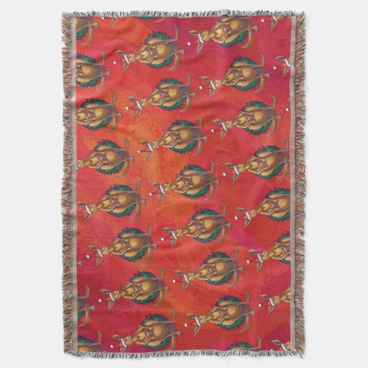 Kangaroo-mas op rood deken (Voorkant Verticaal)