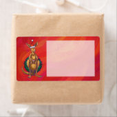 Kangaroo-mas op rood etiket (Insitu)