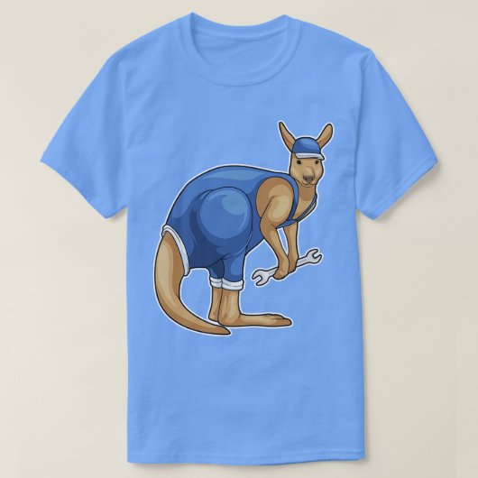 Kangaroo Mechanic Tool T-shirt (Design voorkant)