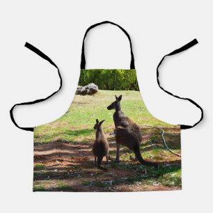 Kangaroo met haar Joey, Kinder full print Schort