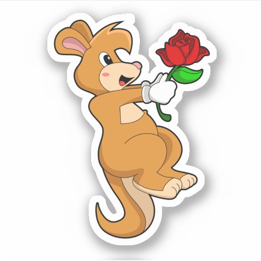 Kangaroo met ventilator sticker (Voorkant)