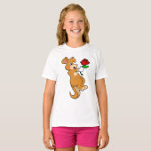 Kangaroo met ventilator t-shirt (Voorkant volledig)