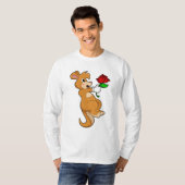 Kangaroo met ventilator t-shirt (Voorkant volledig)