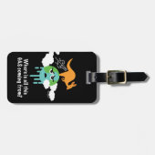 Kangaroo Methane Fart Bagagelabel (Voorkant horizontaal)