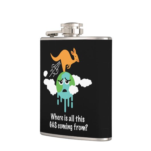 Kangaroo Methane Fart Heupfles (Links)