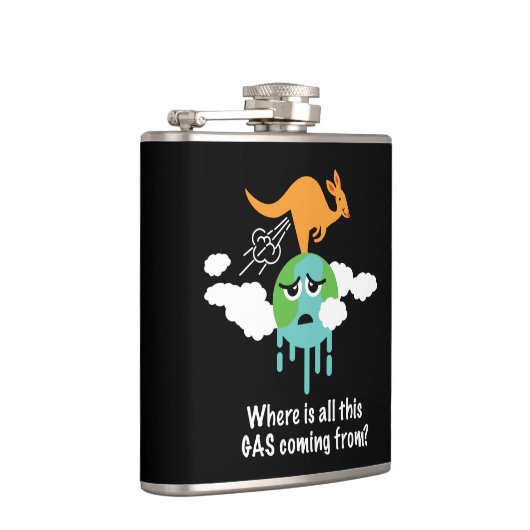 Kangaroo Methane Fart Heupfles (Rechts)