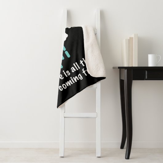 Kangaroo Methane Fart Sherpa Deken (In situ)