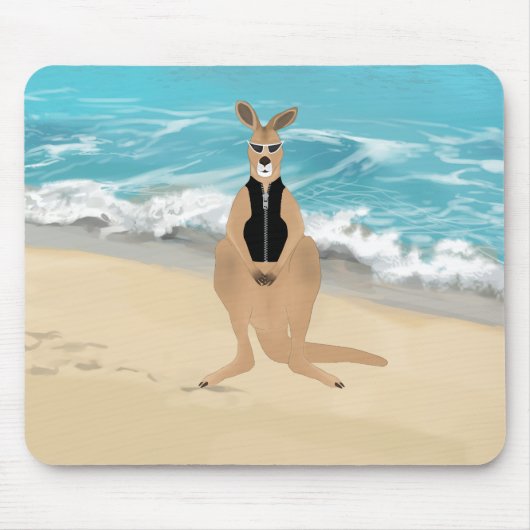 Kangaroo Mousepad Muismat (Voorkant)