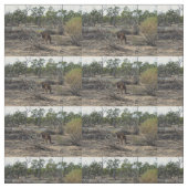 Kangaroo ondertussen in de Billabong, Stof (Swatch)
