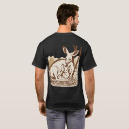 Kangaroo-ontwerp T-shirt