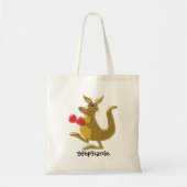 Kangaroo-ontwerp Tote Bag (Voorkant)