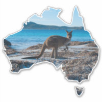 Kangaroo op de Beach Lucky Bay Australië