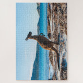 Kangaroo op het strand in Lucky Bay, 1014 stukken Legpuzzel (Verticaal)