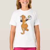 Kangaroo op volleybalsport t-shirt (Voorkant)