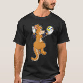 Kangaroo op volleybalsport t-shirt (Voorkant)