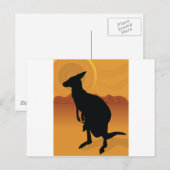 Kangaroo Outback Briefkaart (Voorkant / Achterkant)