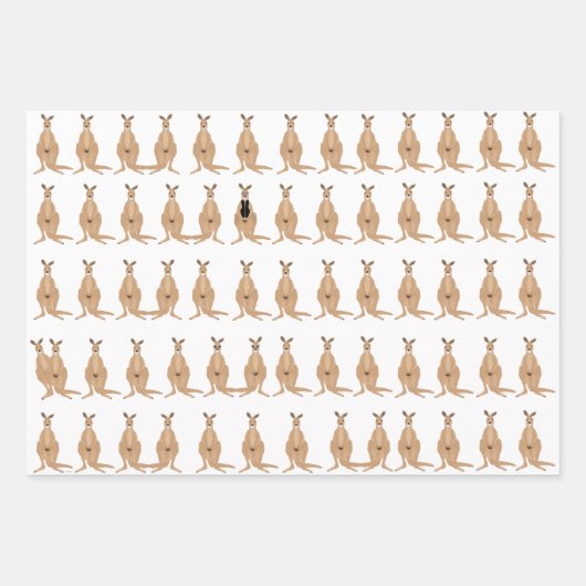 Kangaroo-papierbladen voor onmiddellijke verpakkin inpakpapier vel (Voorkant 2)