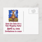 Kangaroo Party Center Aankondigingskaart (Achterkant)