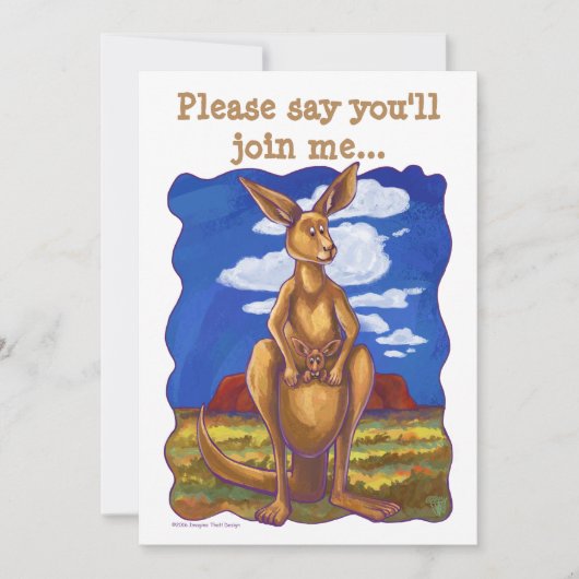 Kangaroo Party Center Kaart (Voorkant)