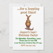 Kangaroo Party Center Kaart (Achterkant)