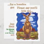 Kangaroo Party Center Kaart (Voorkant / Achterkant)