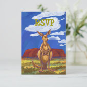 Kangaroo Party Center Kaart (Staand voorkant)