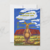 Kangaroo Party Center Kaart (Achterkant)