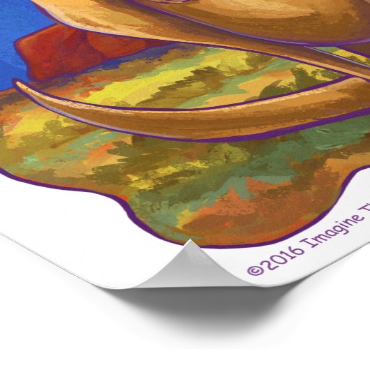 Kangaroo Party Center Poster (Hoek)