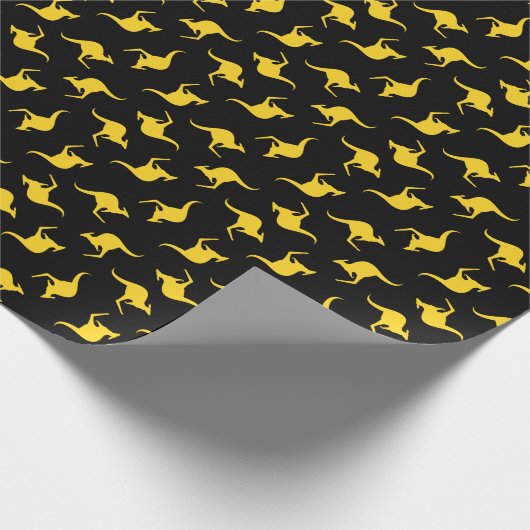 Kangaroo Pattern Cadeaupapier (Hoek)