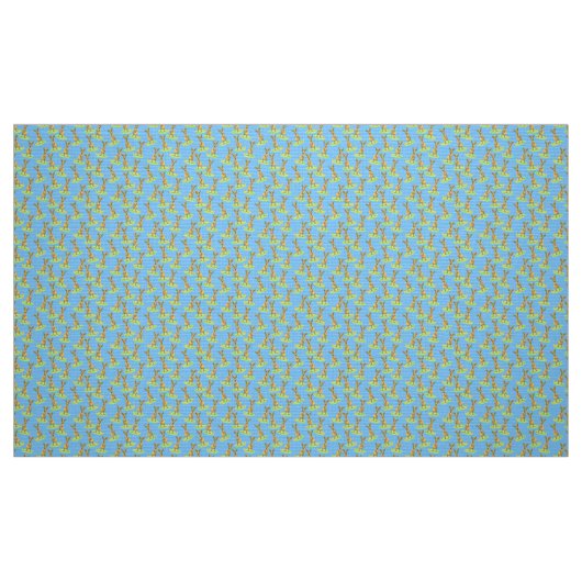 Kangaroo Pattern Stof (Fat Quarter)
