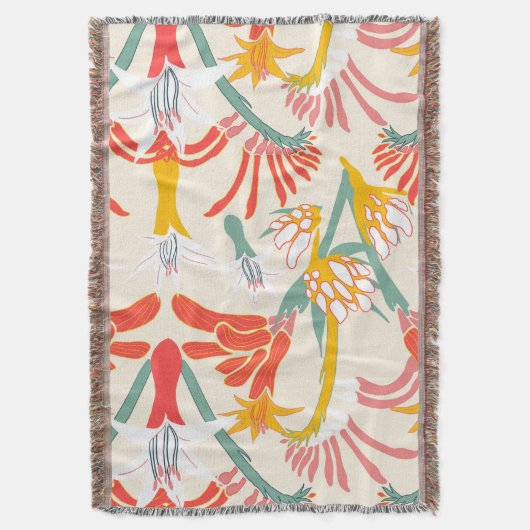 Kangaroo Paw Deken (Voorkant Verticaal)