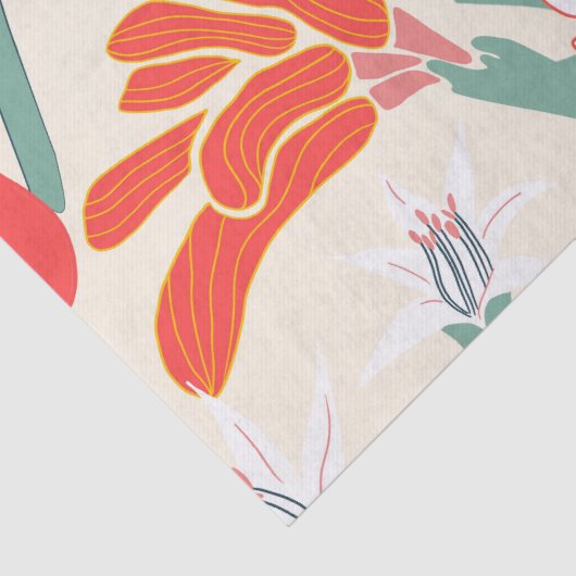 Kangaroo Paw Tissuepapier (Detail)