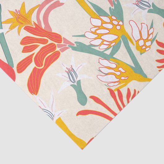 Kangaroo Paw Tissuepapier (Detail)