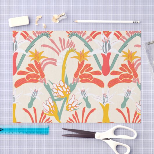 Kangaroo Paw Tissuepapier (Craft)