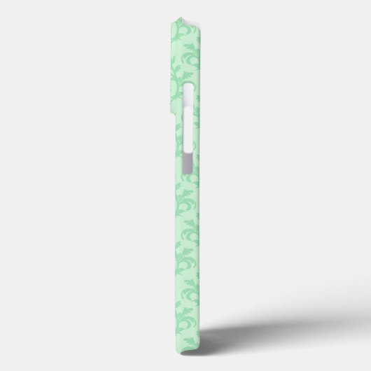 Kangaroo Paws damask mint green Case-Mate iPhone Case (Achterkant / Links)
