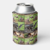 Kangaroo Photo Collage Blikjeskoeler (Blikje Achterkant)