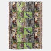 Kangaroo Photo Collage Deken (Voorkant Verticaal)